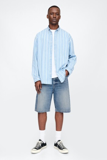 Bermuda De Jean Hombre Dark Wash
