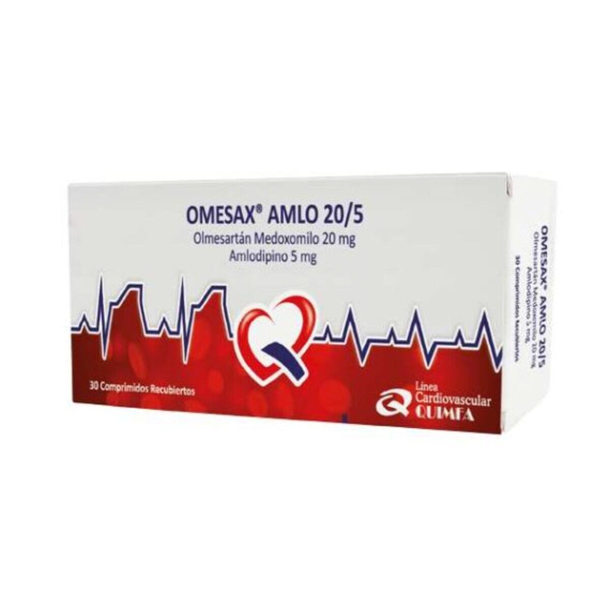 OMESAX AMLO 20 MG/5 MG. CJ X 30 COMP. 