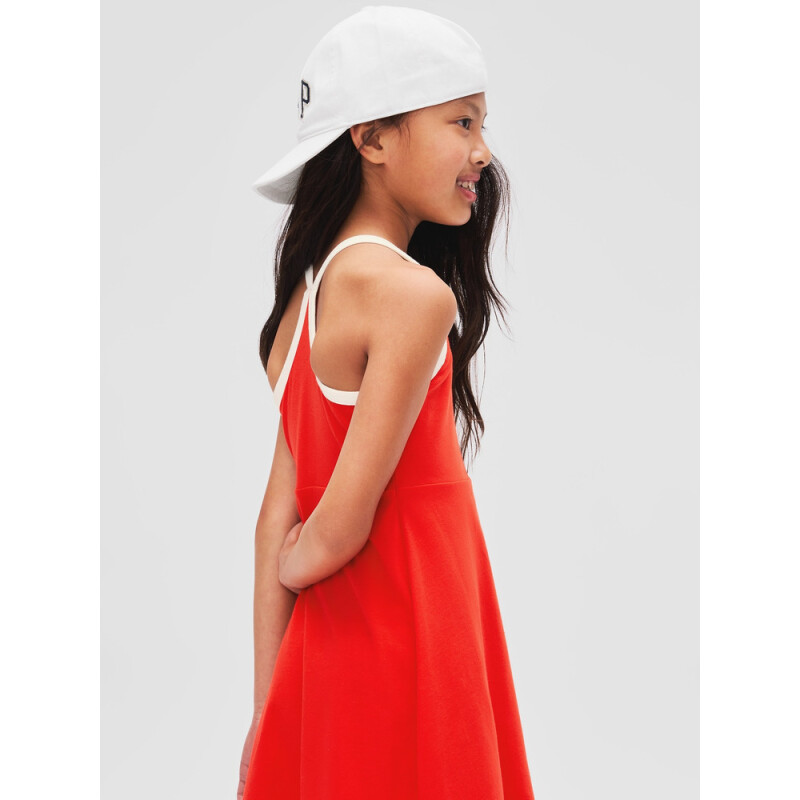 V-OPP EASY KNIT DRESS POSTER RED