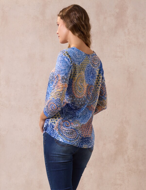 Blusa Calada AZUL/MULTI