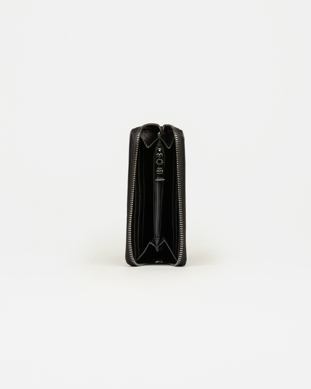Billetera Mint en efecto cuero Negro