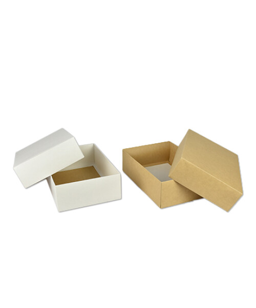 Caja eco 08 - 20x30x9 cm. REVERSIBLE BLANCO - MADERA