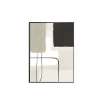 CUADRO CANVAS 30x40 MARCO ABSTRACTO BEIGE NEGRO 1 CUADRO CANVAS 30x40 MARCO ABSTRACTO BEIGE NEGRO 1