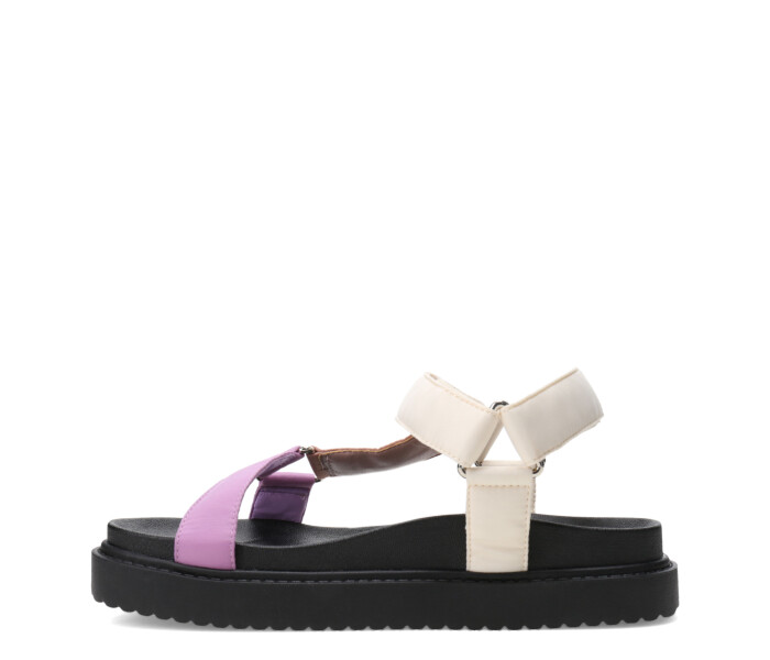 Sandalia CAICOS de tela con velcro Multicolor