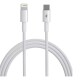 Cable usb-c blanco con entrada USB TipoC salida Lightning estilo Iphone Sin Color