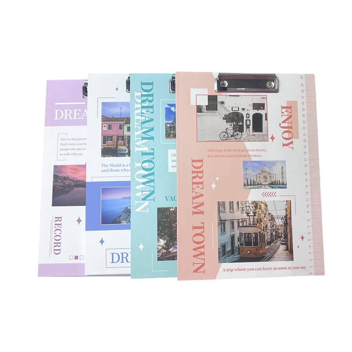 Portapapeles con ciudades estampadas (OW476) - Portapapeles Con Ciudades Estampadas (ow476) 