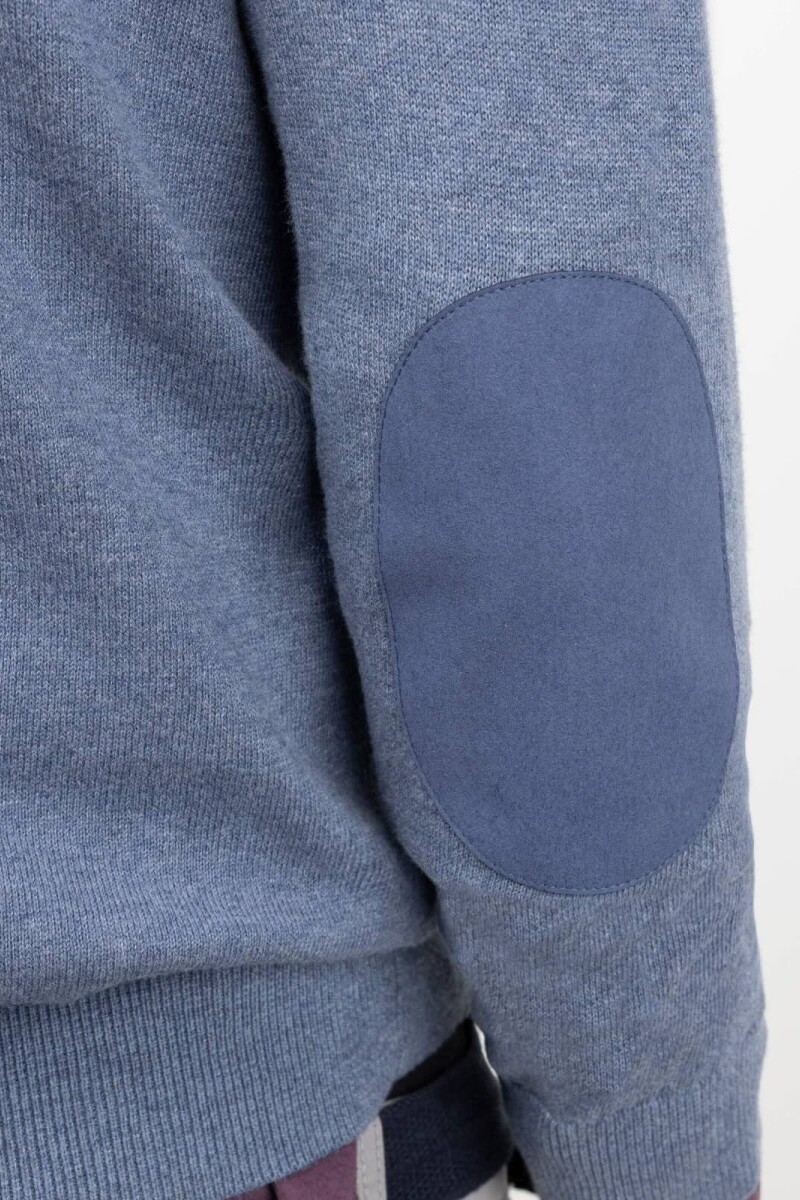 Jersey Cuello Pico El Ganso Azul Medio
