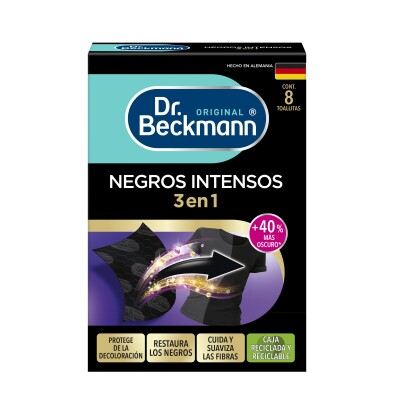 Toallitas Negros Intensos Dr. Beckmann Toallitas Negros Intensos Dr. Beckmann