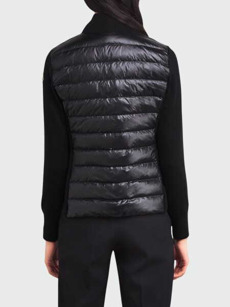 MONCLER - Cárdigan de Punto Negro