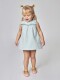 Vestido Denim Con Bordados Piedra