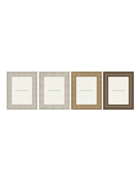 PORTARRETRATO MDF 13x18CM MOLDEADO DIF TONOS PORTARRETRATO MDF 13x18CM MOLDEADO DIF TONOS