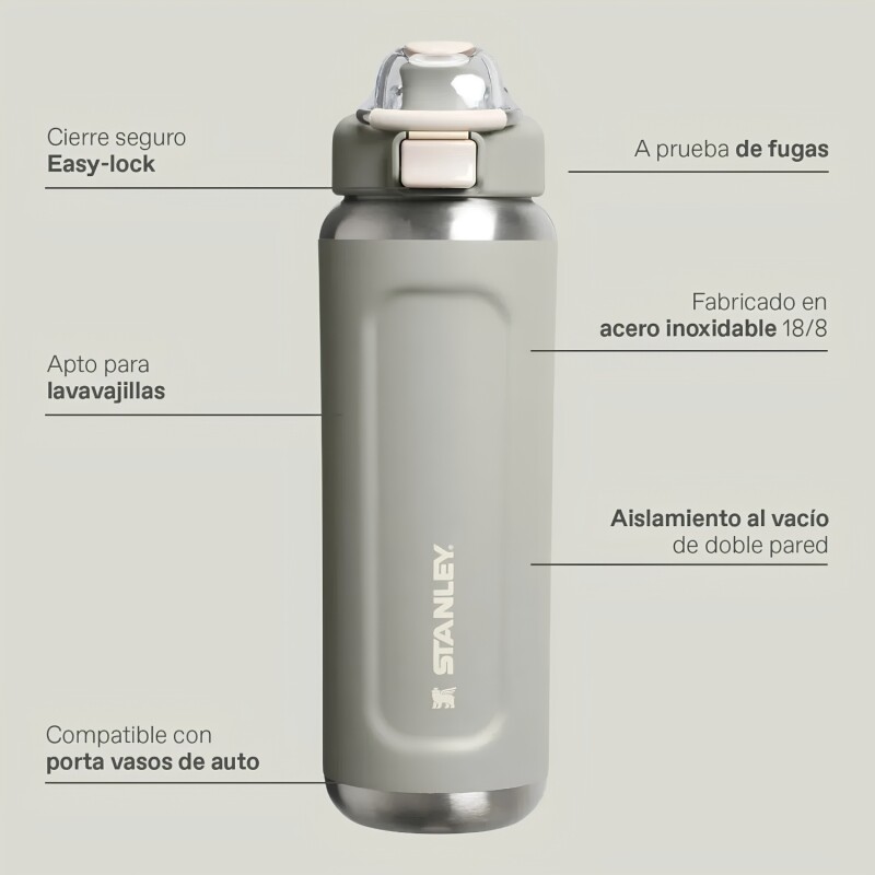 Botella Térmica Stanley Wellspring 710ml Rose Quartz