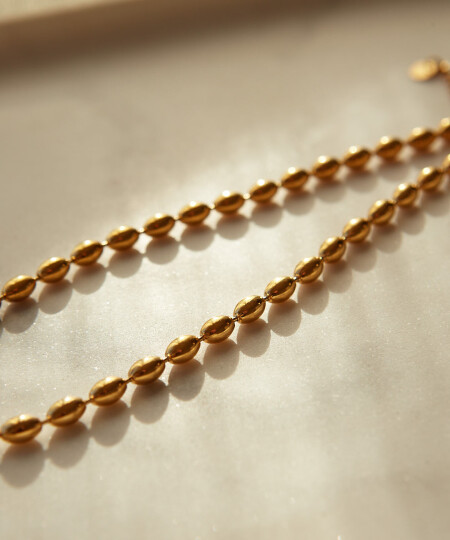 COLLAR BOLI 5 MM GOLD