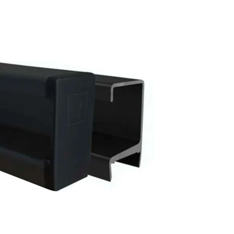 Perfil Manija C Negro P/Placas 18mm PERFIL MANIJA C NEGRO P/PLACAS 18mm