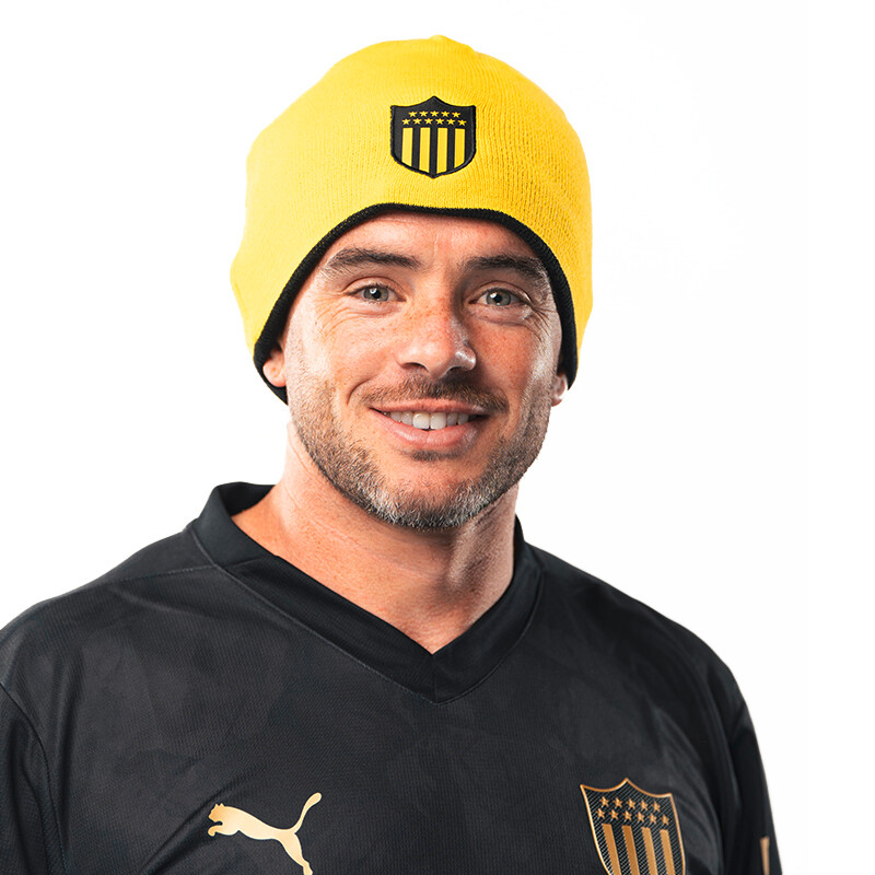 Gorro Peñarol Reversible Unisex Negro