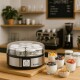 Yogurtera de acero inoxidable, 7 frascos de vidrio. Hasta1.2 lts de yogur. Yogurtera de acero inoxidable, 7 frascos de vidrio. Hasta1.2 lts de yogur.