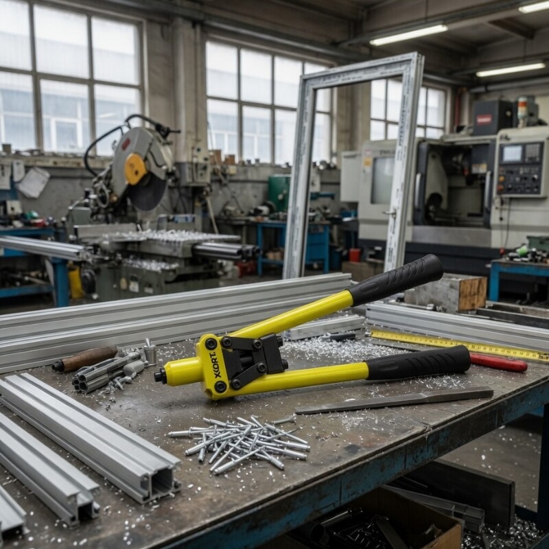 XCORT REMACHADORA DE TIJERA 3.2-4.8MM 12.5 PULGADAS Xcort Remachadora De Tijera 3.2-4.8mm 12.5 Pulgadas