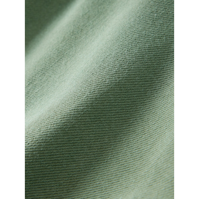 LS CROPPED SWING SHIRT - GMT DYE TWILL TWIG