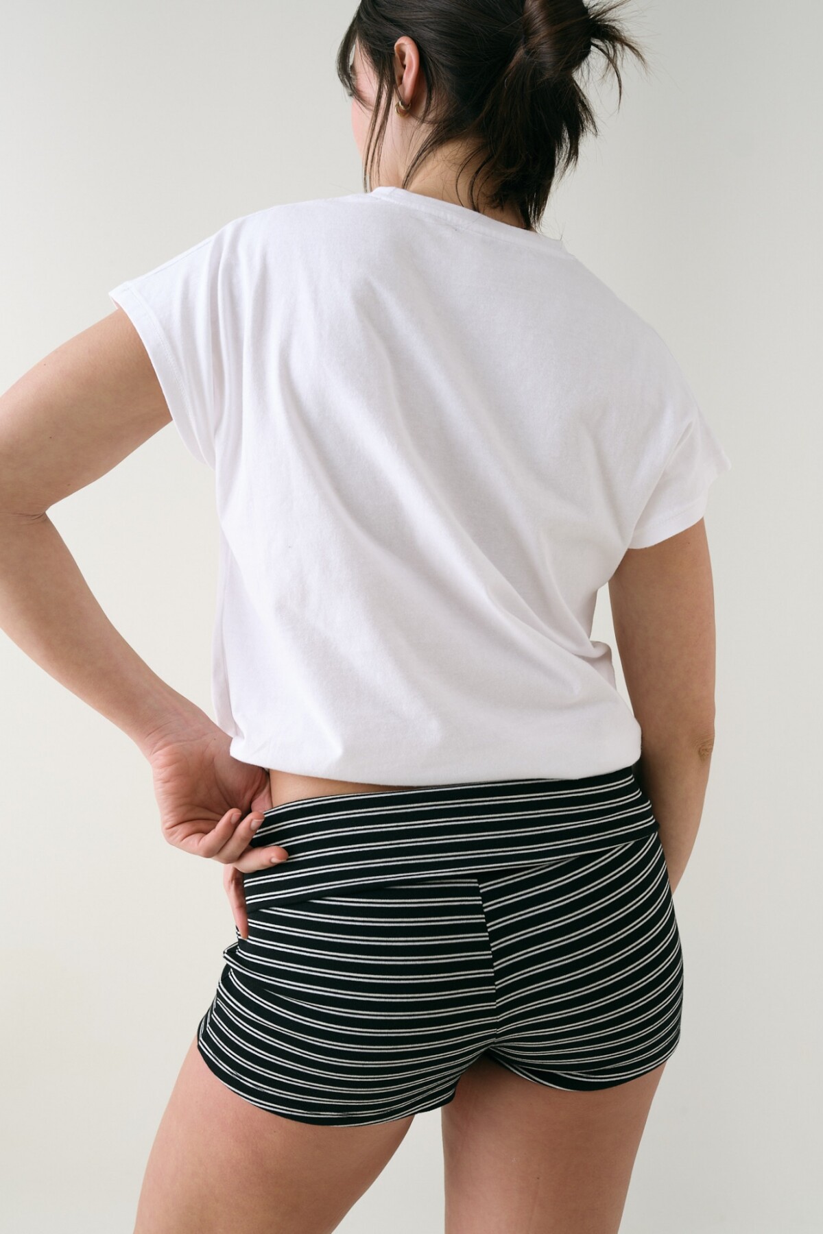 Remera Manga Dolman Algodón Blanco