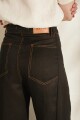PANTALON WIDE XL LINEN SS27 Negro