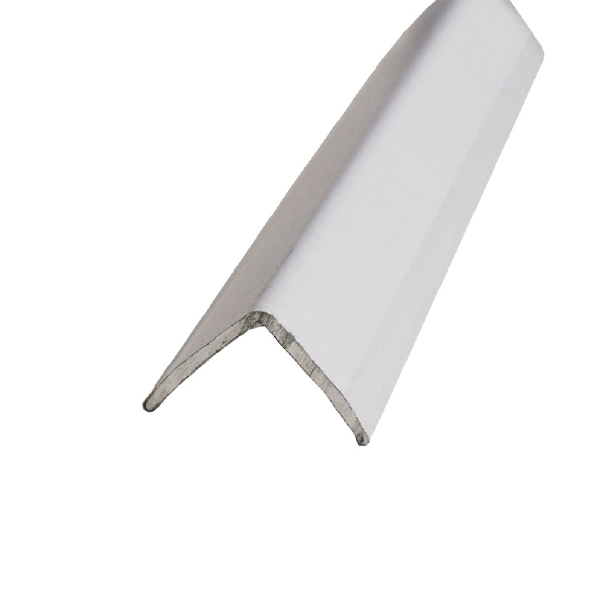 ángulo Tapacanto Aluminio Blanco 2.5 Mts 