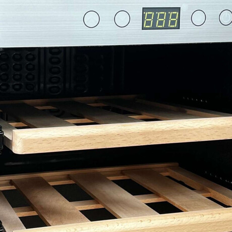 Enfriadora De Vinos Inox Negra