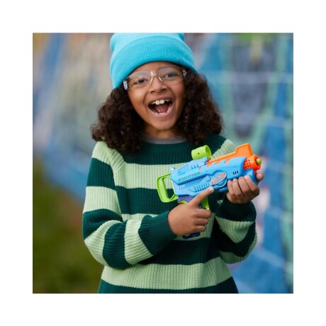 Set x 2 lanzadores de dardos Nerf Elite Jr. Ultimate Starter Hasbro Celeste