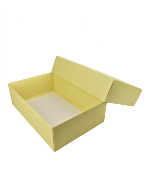 Caja eco 08 - 20x30x9 cm. AMARILLO PASTEL