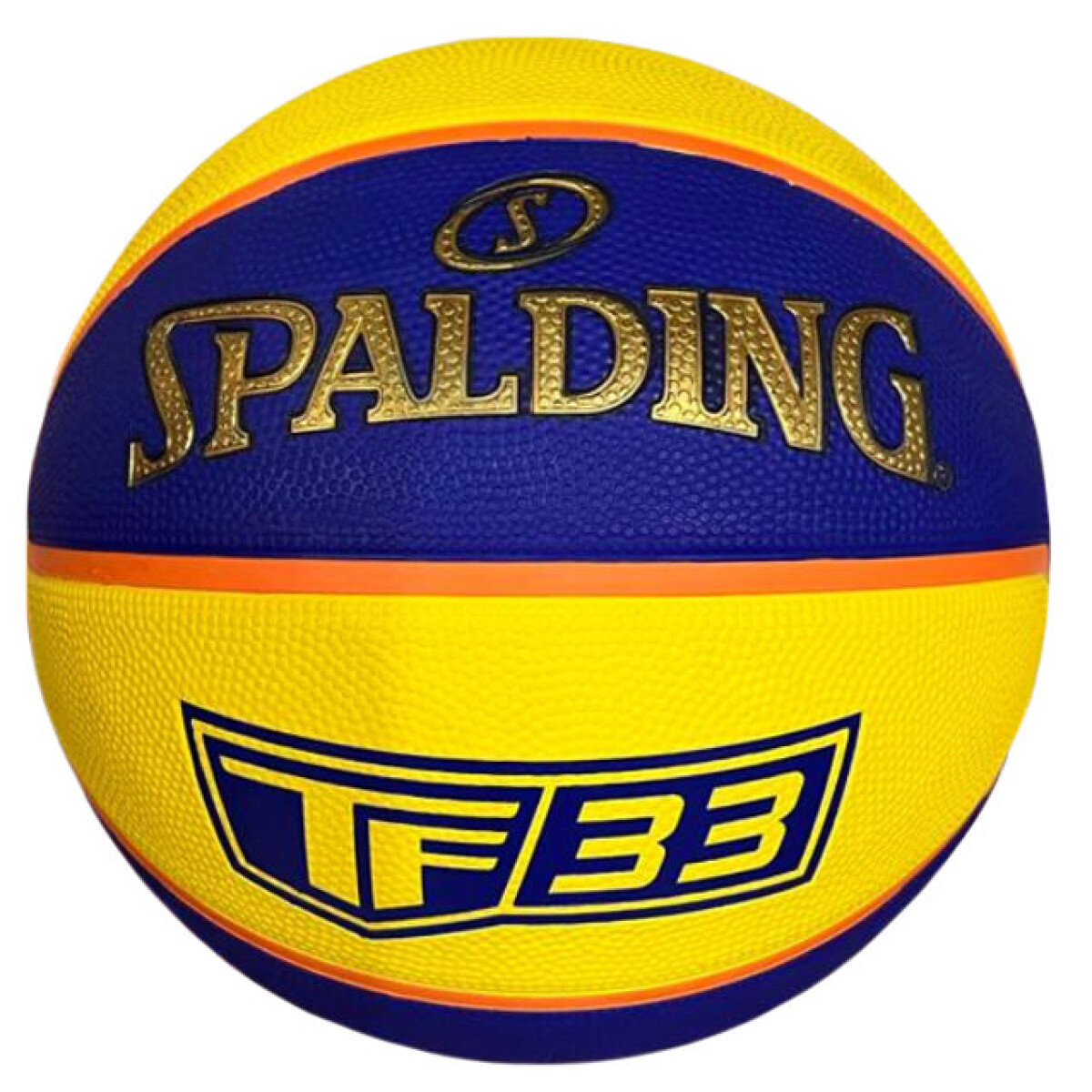 Pelota Basket TF 33 Spalding - Amarillo/Azul/Naranja 
