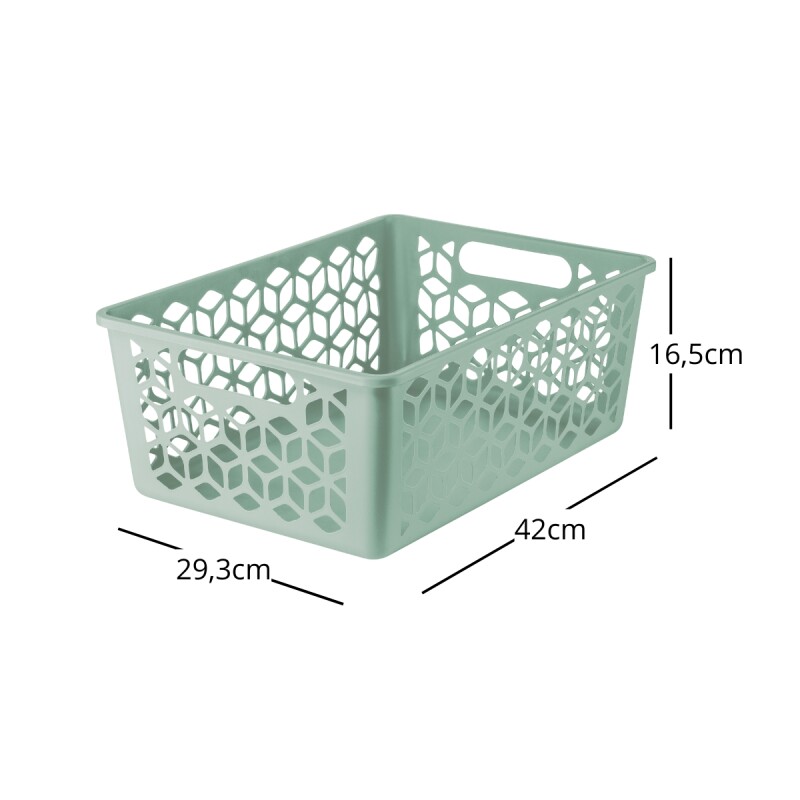 Cesto organizador G 15L VERDE