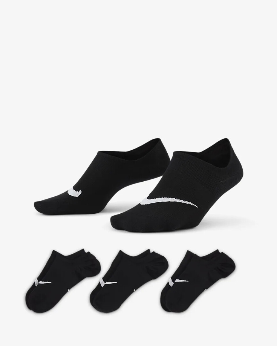 Medias Nike Mujer Invisible Everyday Plus Lightweight 3 Pack - Medias Nike Everyday Plus 3 Pack 