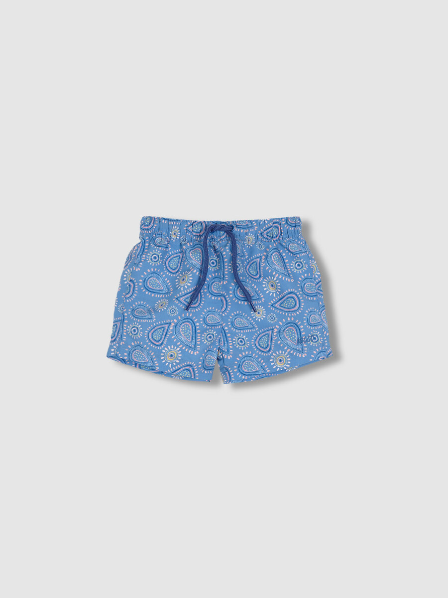 Boxer Estampado Cowboy Azul