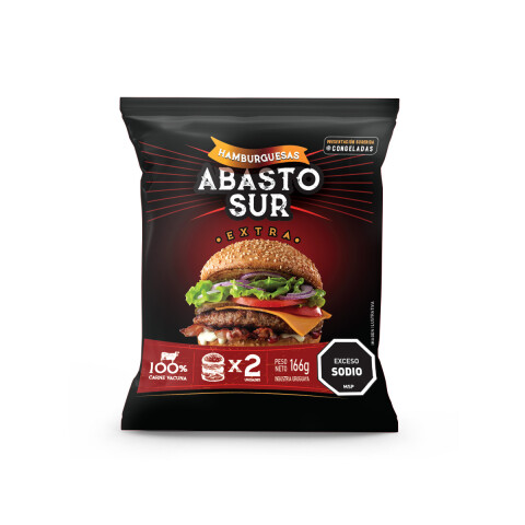 HAMBURGUESAS DE CARNE EXTRA ABASTO SUR - 2 x 83 grs Hamburguesas De Carne Extra Abasto Sur - 2 X 83 Grs