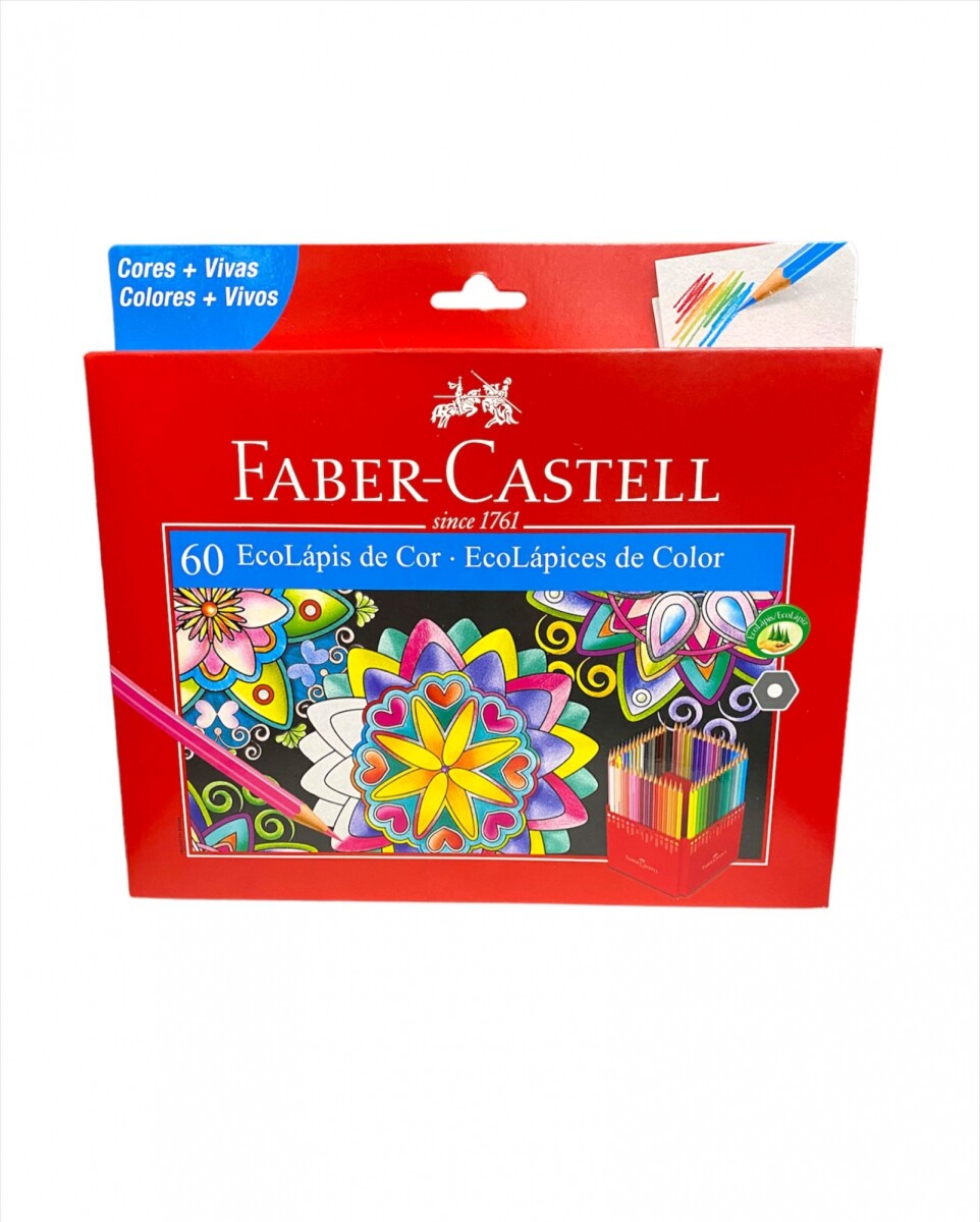Lápices de Colores Hexagonal Faber-Castell x60 