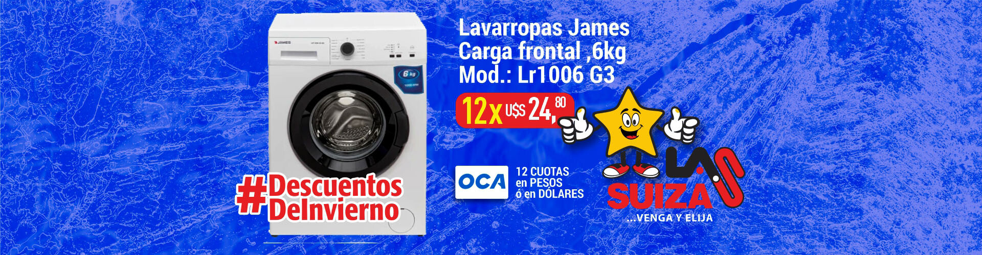 Lavarropas LR 1006 G3 James