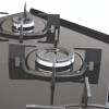Cocina Petra Master Glass 5 Hornallas Color Negro Supergas Cocina Petra Master Glass 5 Hornallas Color Negro Supergas