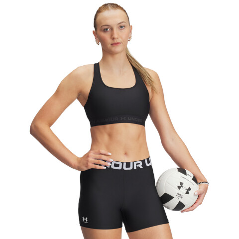 UA Crossback Mid Bra-PPL BLK-001