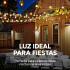 Guirnalda 10 Luces Luz Cálida 5 Metros Interior Exterior Variante Calida