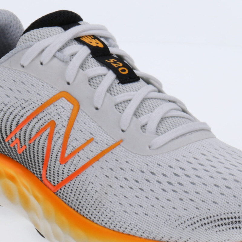 Championes de Hombre New Balance Running Course 520 Blanco - Negro - Anaranjado