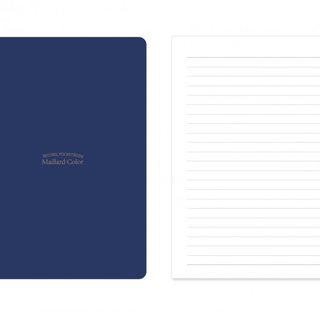 Cuaderno retro A5 azul