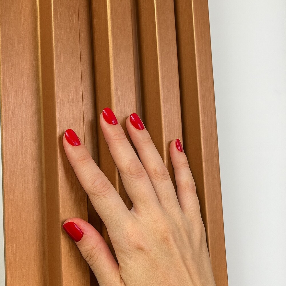 Revestimiento De Pared De WPC 290x16cm Color Dorado Revestimiento De Pared De WPC 290x16cm Color Dorado