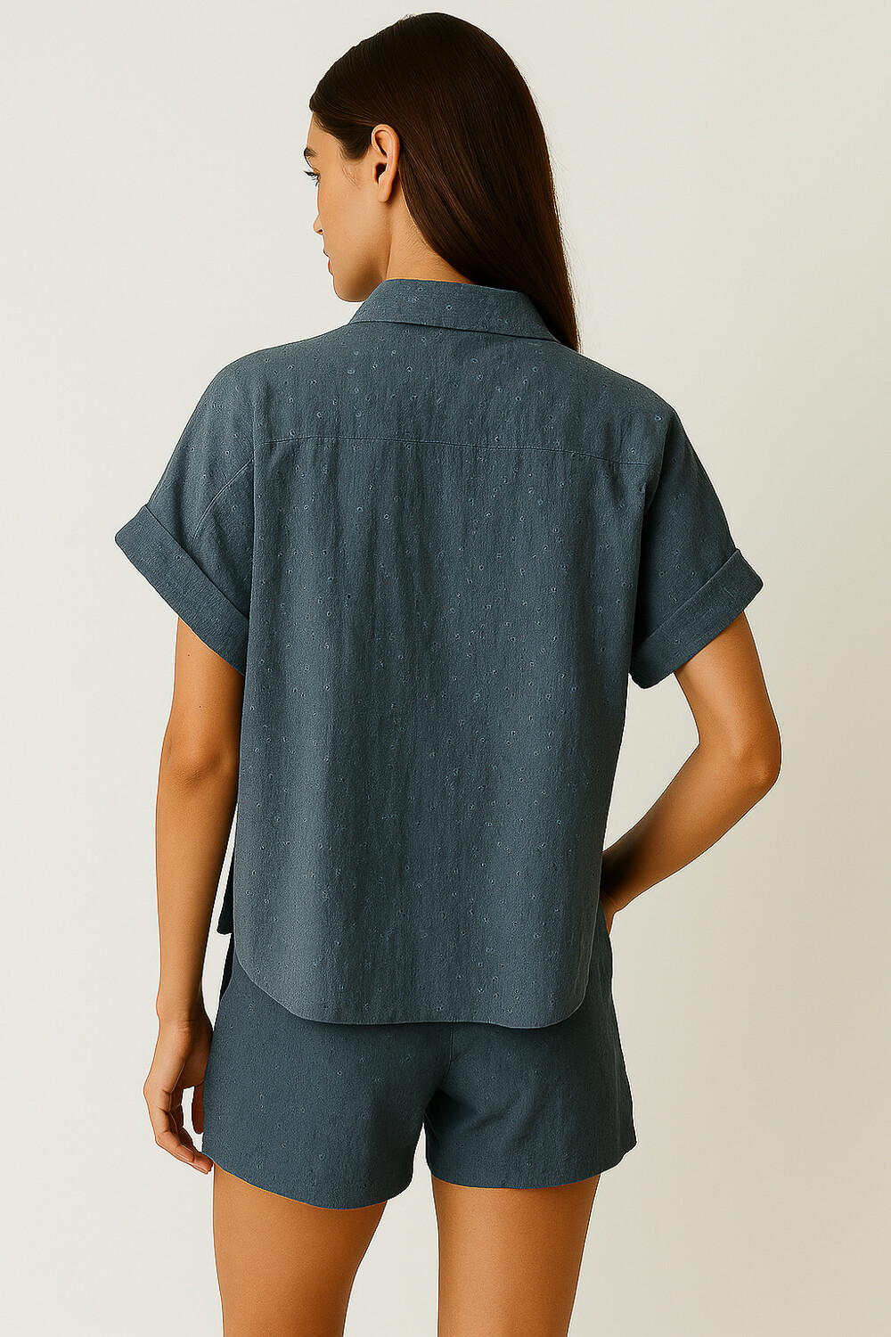 Camisa Solva Azul Piedra