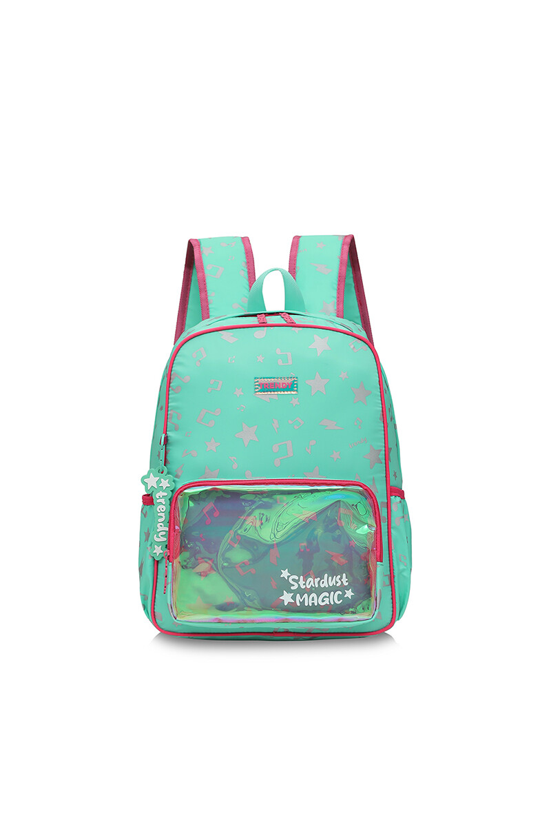 Mochila con diseño musical Celeste