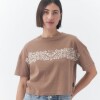 Remera Roxy con estampa Marron