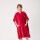 PONCHO MELODIA TEEN RUSTY Rojo