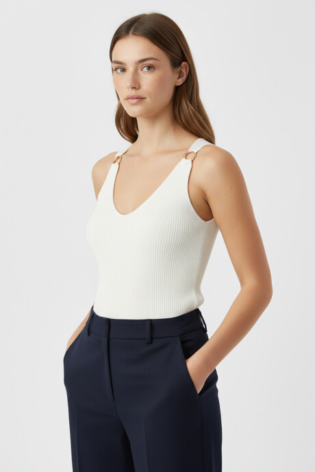 Musculosa Rutas Crudo / Natural