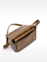 Bolso Bandolera Con Solapa Imantada camel