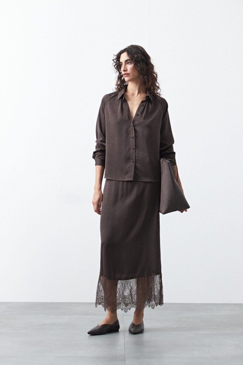 CAMISA MUSE - Chocolate 