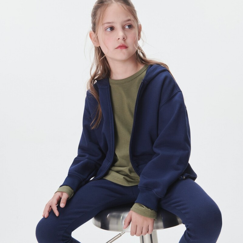 JAQUETA INFANTIL AZUL ESCURO