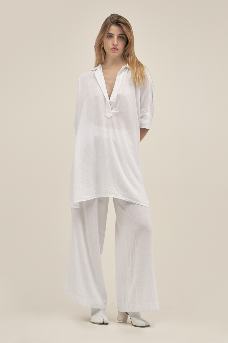 ABBY TUNIC White